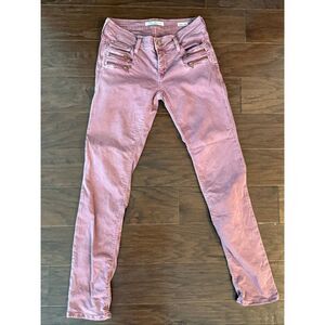Mavi Jeans Blake Slim Boyfriend Mauve Purple Zipper Jeans size 28